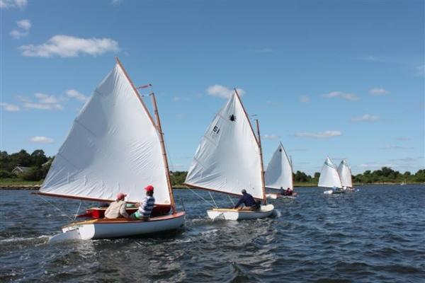 Beetle Cats at the Annual Westport Labor Day Regatta