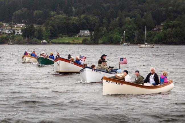 Poulsbo Boat Rendezvous in Liberty Bay