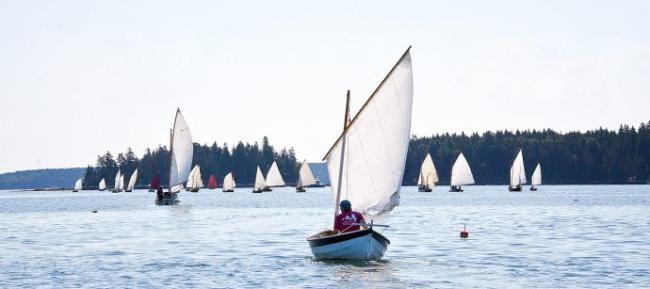 The annual Small Reach Regatta in Maine. Photo by Rosemary Wyman.