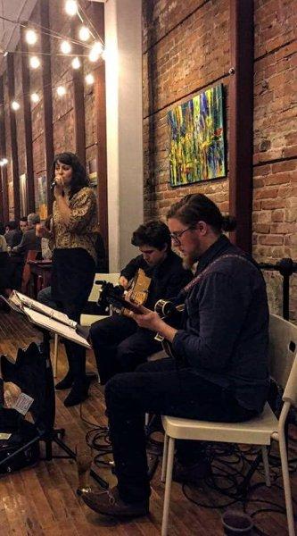 The gypsy swing band.