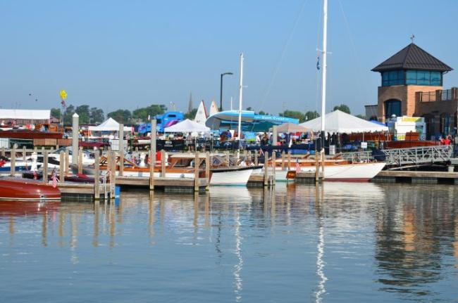 Boats at the ACBS Show in Toledo, Ohio