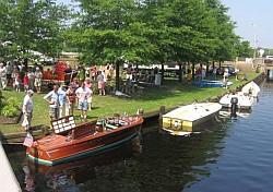 Boats at at the Toms River Wooden Boat Festival