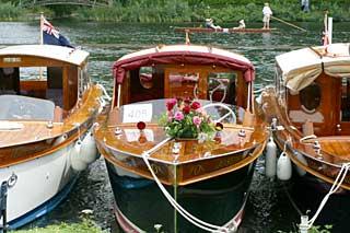 Beautiful boats at the Thames Traditional Boat Rally