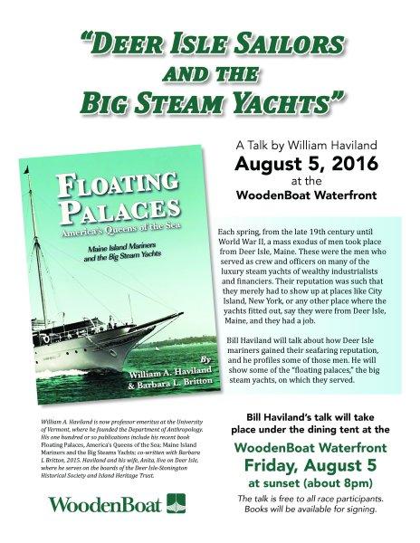 Cover of the book Deer Isle Sailors and the Big Steam Yachts.