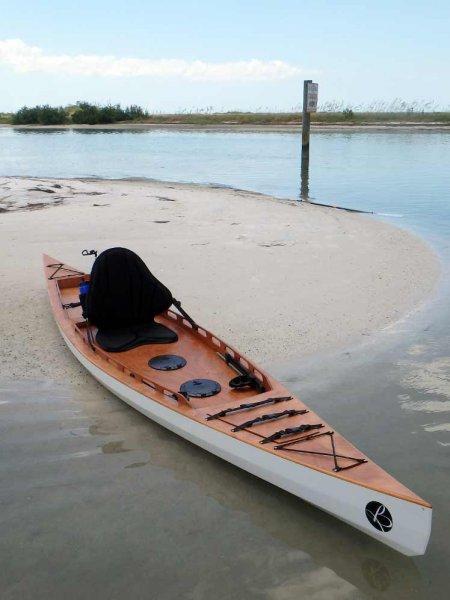 F1430 Fishing Kayak sit-on-top stitch and glue kit.