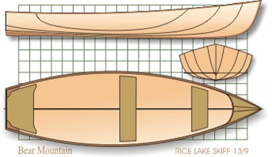 13' 9" Rice Lake Skiff lines
