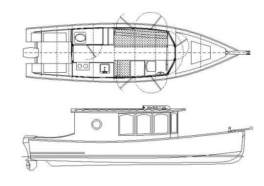 plan and side view