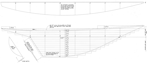 Half Model Plan GLORIANA profile