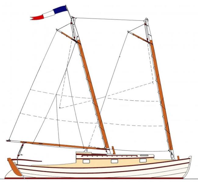 Sea Bright 36 Sail Plan