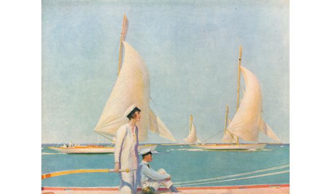 painting by Charles Pears.