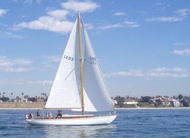 MERRYWING, a David C. "Bud" McIntosh sloop.