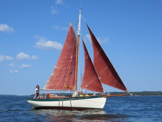 KITE under sail.