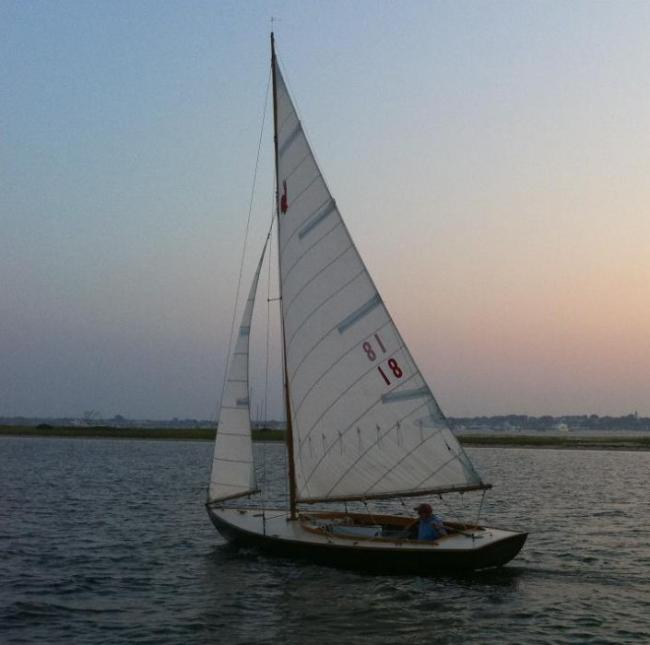 QUAISE, a John Alden-designed Nantucket Indian. Eric Holch photo. 