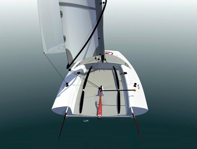 scow sailboat