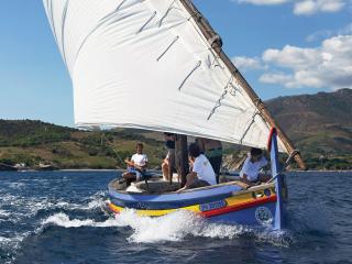 The lateen-rigged barque catalane ALBADA