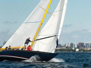 The 8-Meter-class sloop SEVERN II