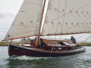 HUSTLER, a two-berth yacht.