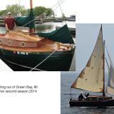 Design 077 sailing from Green Bay, Michigan, 2014