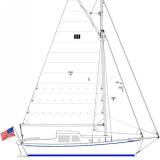 Deben 4.75-Tonner Sailplan