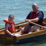 Rick Gower and granddaughter enjoying THE SHIP