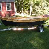 Dory skiff from the port side.