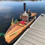 At the dock ready to steam.