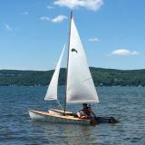 ALICINA BAMBINA sailing on Lake Otsego in New York