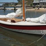 Starboard bow launching day.