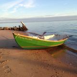 FLYING ZUCCHINI at rest on Great South Bay