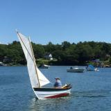 Asa Thomson sailing skiff