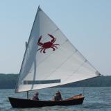 Chesapeake Light Craft Jimmy Skiff SAILING.