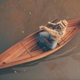 cedar strip solo canoe