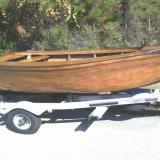 Dinghy on trailer.