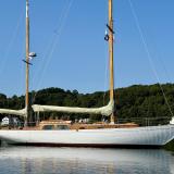 1954 45’ John G. Alden Ketch design #894B, in water