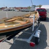 17' Gardner Nahant/Swampscott Rowing Dory, on trailer