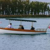 1906 ELCO ELECTRIC LAUNCH -Willow underway