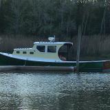 1964 Alvin Beal and Son, docked port side view