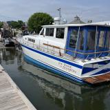 1966 37ft. Chris Craft Roamer "The Rose Of Sharon", stern view