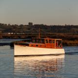 1929 Stephens Cruiser, in water port side view