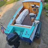 1958 White, on trailer view from above