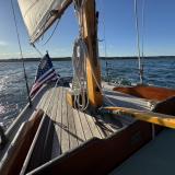 Concordia 39 LLC Partnership, photo undersail looking toward bow
