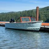Albury Brothers Runabout, docked starboard side view