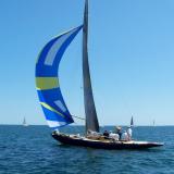 Classic Racing Sloop, undersail