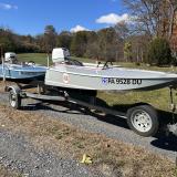 Cocktail Class Racers, on trailer starboard side view