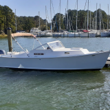 Chesapeake Bay Cruiser, docked port side view