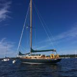 1959 33' Alden Malabar Sr. Sloop/Cutter (Model Q), in water 