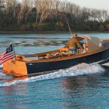 Nancy Lee First Light underway starboard side view