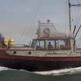 ORCA, underway port side view