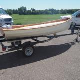 Penobscot 13 wooden sailboat rowboat