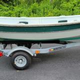 Ceol Beag on trailer